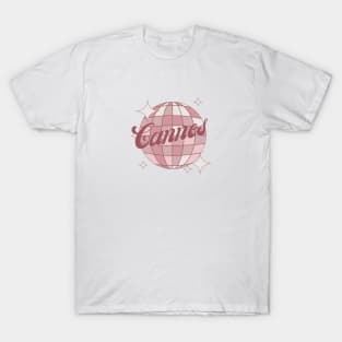 Cannes France City Retro Vintage Design T-Shirt